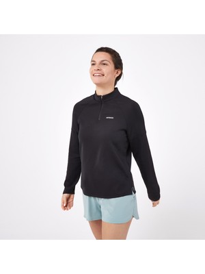 Artengo Kadın Uzun Kollu Termal Tenis Tişörtü - Siyah - TTS ML TH