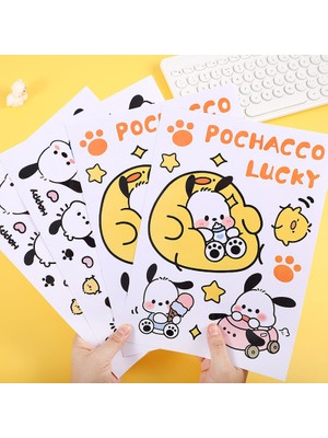 Tzmalloy Karikatür Pacha Köpek Pvc Su Geçirmez Etiket Sticker (Yurt Dışından)