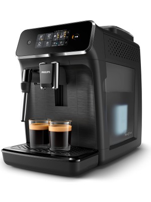 Philips 2200 Serisi Premium Tam Otomatik Espresso Makinesi, Dokunmatik Ekran, 20.000 Bardak Üstün Kaliteli Kahve, Luciole Lambader Hediye