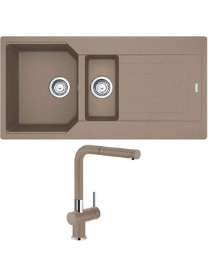 Franke Urban Ubg 651-100 Granit Oyster Evye Active Plus Doccia Oyster Armatür