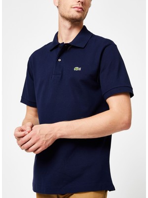 Lacoste Erkek Klasik Fit Lacivert Polo Yaka Tişört