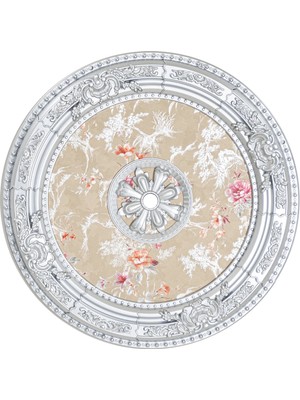 Oval Saray Tavanlar (90 cm x 90 Cm)