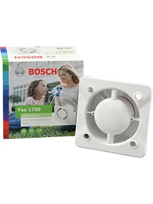 Bosch Banyo Aspiratörü / Fanı   1700 Serisi Mat Beyaz 100 mm Çap