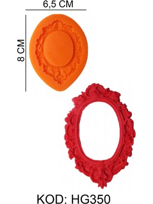 Depposite Çerçeve Figürlü Gıda Silikon Kalıbı