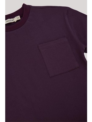 Erkek Çocuk Bordo T-Shirt