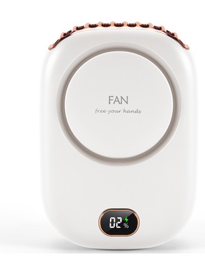 Fan Mini USB Soğutucu Şarj Edilebilir Ventilador Seyahat El Taşınabilir Sessiz Küçük Elektrikli Soğutma Fanları Beyaz (Yurt Dışından)