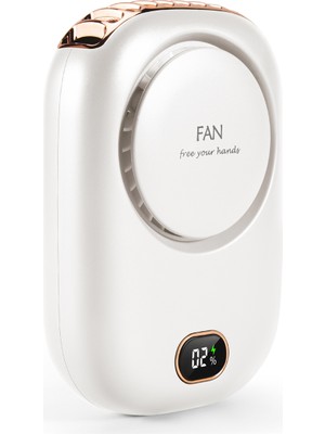 Fan Mini USB Soğutucu Şarj Edilebilir Ventilador Seyahat El Taşınabilir Sessiz Küçük Elektrikli Soğutma Fanları Beyaz (Yurt Dışından)