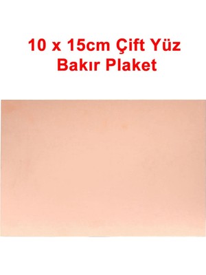 Roboyol Store 10X15CM Pcb Çift Yüz Bakır Plaket Baskı Elektronik Devre Prototip