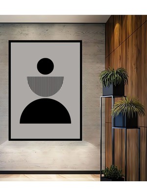 Teona Ahşap Ahşap Tablo Baskılı Modern Minimal Soyut Modern Ev Ofis Otel Dekor Tablo Çerçeve Görünümlü Tablo
