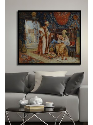 Dekoratif Yatay Modern Sanat Duvar Tablo Ahşap Dikdörtgen Tablo