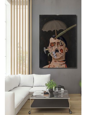 Teona Ahşap Dekoratif Dikey Modern Sanat Duvar Tablo Ahşap Dikdörtgen Tablo