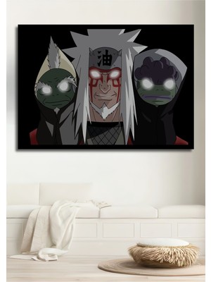 Teona Ahşap Dekoratif Yatay Anime Duvar Tablo Ahşap Dikdörtgen Tablo