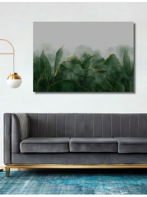 Dekoratif Sürreal Tasarım Doğa Ahşap Tablo Şık Yatay Duvar Dekorasyon Tablosu