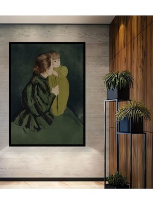 Teona Ahşap Dekoratif Vintage Poster, Ahşap Tablo, Sanatsal Çerçeve Görünümlü Dikey Duvar Dekorasyon Tablosu