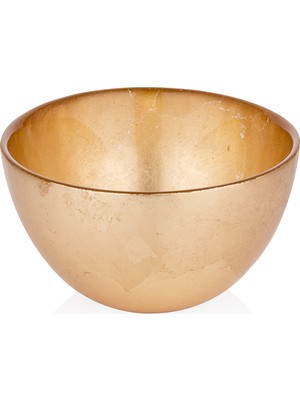 Decorium Monochrome 12 cm 2 Parça Altın Rengi Cam Kase 9-01070004