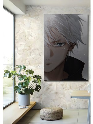 Dekoratif Dikey Anime Duvar Tablo Ahşap Dikdörtgen Tablo