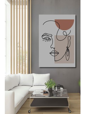 Dekoratif Dikey Modern Soyut Sanat Duvar Tablo Ahşap Dikdörtgen Tablo