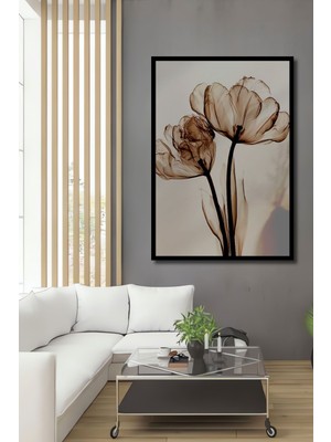 Dekoratif Poster Çerçevesiz Premium Ahşap Tablo Çerçeve Görünümlü Dikey Duvar Dekorasyon Tablosu