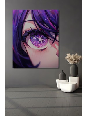 Dekoratif Dikey Anime Duvar Tablo Ahşap Dikdörtgen Tablo