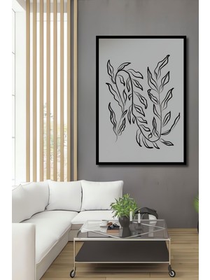 Teona Ahşap Ahşap Bohem Duvar Tablosu Modern Tablo Tablo Çerçeve Görünümlü Dikey Duvar Dekorasyon Tablosu