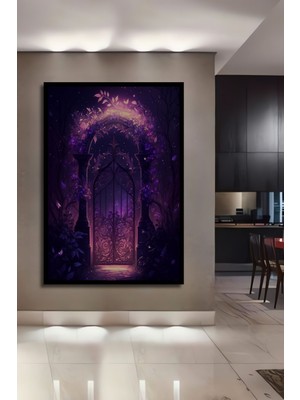 Teona Ahşap 3 Boyutlu Tropikal Doğa Manzara Temalı Ahşap Tablo Çerçeve Görünümlü Dikey Duvar Dekorasyon Tablosu