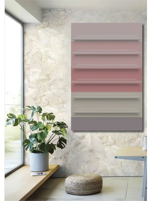 Dekoratif Dikey Modern Tasarım Duvar Tablo Ahşap Dikdörtgen Tablo