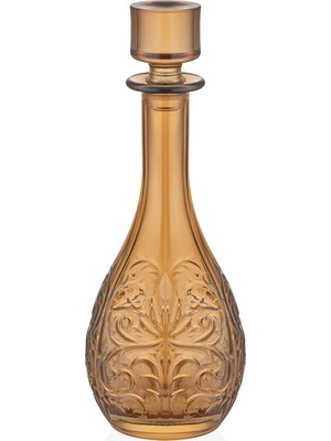 Decorium Tattoo 850 ml Amber Cam Şarap Şişesi 9-01040067