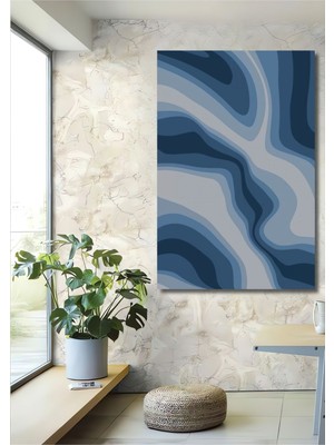 Teona Ahşap Dekoratif Dikey Modern Tasarım Duvar Tablo Ahşap Dikdörtgen Tablo