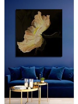 Teona Ahşap Dekoratif Dikey Soyut Sanat Çiçek Duvar Tablo Ahşap Dikdörtgen Tablo