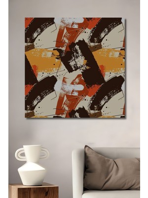 Teona Ahşap Dekoratif Dikey Modern Sanat Desen Duvar Tablo Ahşap Dikdörtgen Tablo