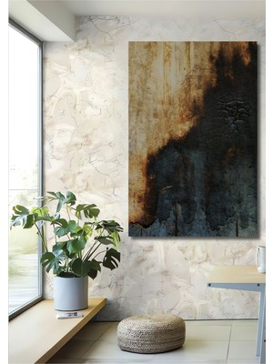 Dekoratif Dikey Modern Sanat Duvar Tablo Ahşap Dikdörtgen Tablo