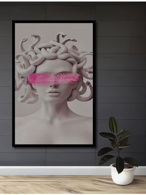 3 Boyutlu Tropikal Doğa Manzara Temalı Ahşap Tablo Çerçeve Görünümlü Dikey Duvar Dekorasyon Tablosu