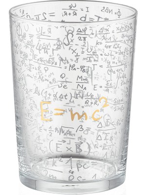 Decorium Iconic Einstein 520 ml 2 Parça Cam Meşrubat Bardağı 9-01010268