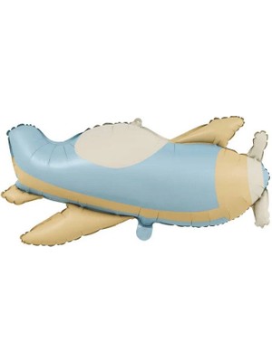 Kidspartim Retro Uçak Folyo Balon 78X42 cm
