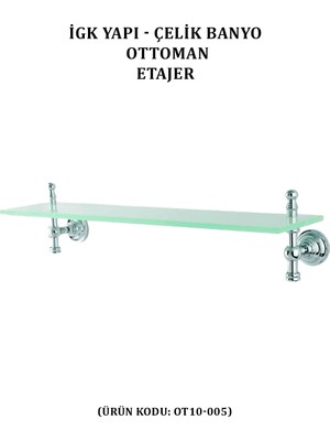 Çelik Banyo Ottoman Etajer (OT10-005)