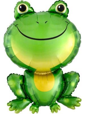 Kidspartim Kurbağa Büyük Folyo Balon 93X59 cm