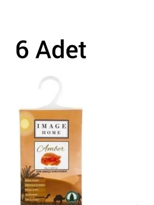 Image Home 6 Lı Amber Koku Kesesi, Askılık Ayakkabılık Koku Giderici