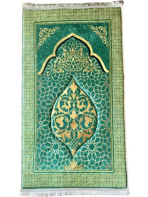 Carpetella 3 CM Kalın Süngerli Seccade Kabartmalı Diz Ağrıtmaz Namazlık - 70x120 cm