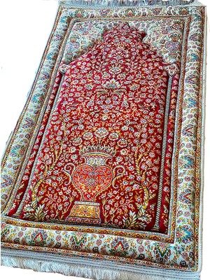 Sajda Mirage 3 CM Kalın Süngerli Seccade Kabartmalı Diz Ağrıtmaz Namazlık - 70x120 cm