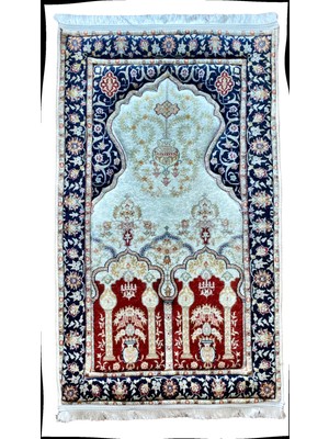 Sajda Mirage 3 CM Kalın Süngerli Seccade Kabartmalı Diz Ağrıtmaz Namazlık - 70x120 cm