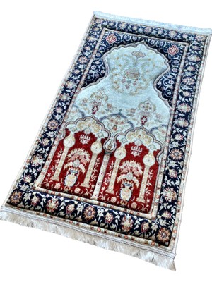 Sajda Mirage 3 CM Kalın Süngerli Seccade Kabartmalı Diz Ağrıtmaz Namazlık - 70x120 cm