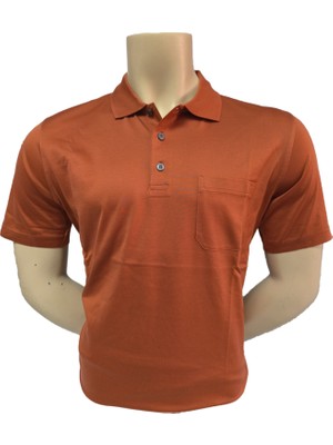 Sabri Özel Erkek T-Shirt Kısa Kol Polo Yaka Basıc