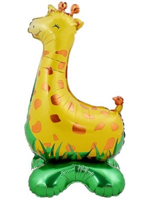 Kidspartim Ayaklı Zürafa Folyo Balon 58X31 cm