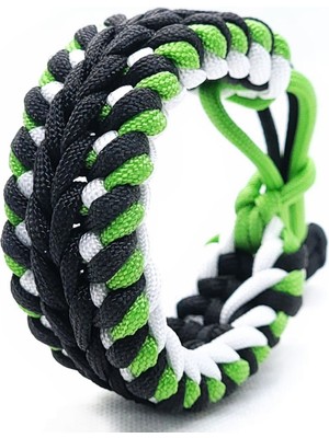 Nidage Outdoor Paracord Bileklik Kalın Cuff Bağlamalı Tactical Survival Bileklik