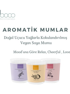 Vegan Aromaterapi Doğal Soya Mumu Uyku Relax Lavanta Ylang Ylang Paçuli Yağları Kokusu 220 gr