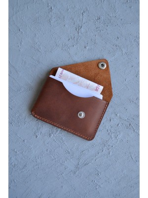 Oh Deer Leather El Yapımı  Minimal Kartlık/cüzdan