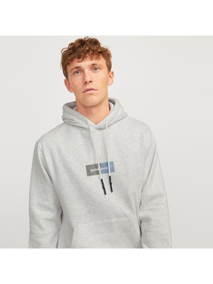 Jack & Jones Erkek Kapüşonlu Uzun Kollu Sweatshirt - Bronx
