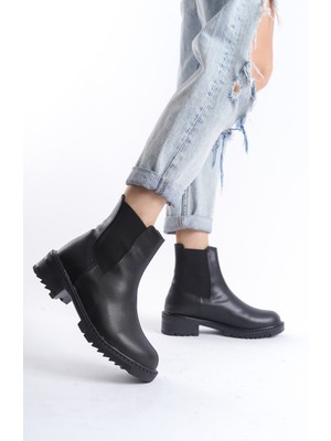 Kadın Marta Lastikli Su Geçirmez Bot