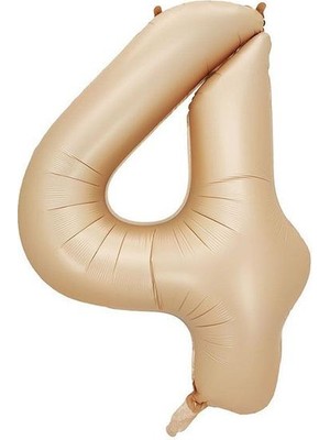 Kidspartim 4 Rakam Karamel Folyo Balon 40 Inç 100 cm