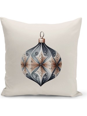 Bertille Home Yılbaşı Serisi Çift Tarafı Dijital Baskılı Kırlent Kılıfı (Christmas Noel Cushion Cover)